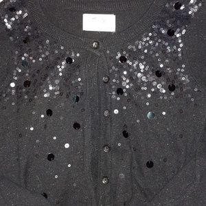 Girls Black Sweater Cardigan